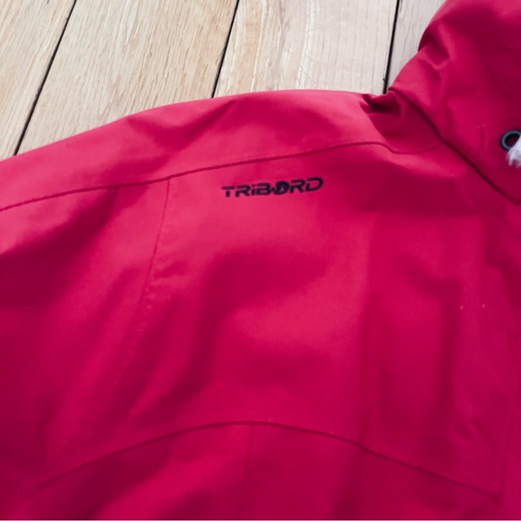 Waterproof Women's Red Jacket - Picture 3 of 9